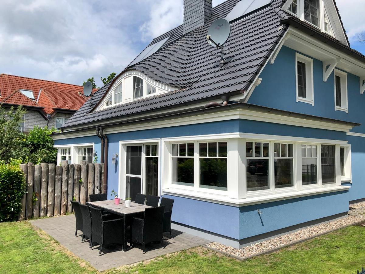 Ostseelagune Zingst, Exklusive Dhh, Strandnah, Sauna, Kamin, 3 Sz, 2 Baeder, Glasfaser, Haustierfrei, Garten Mit Suedterrasse, E-Ladesaeule, 2 Stellplaetze, Strandkorb, Fahrradschuppen, Waschmaschine, Trockner, Nichtraucher Luaran gambar